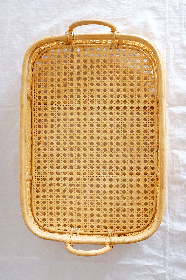 Natural Woven Rattan Tray
