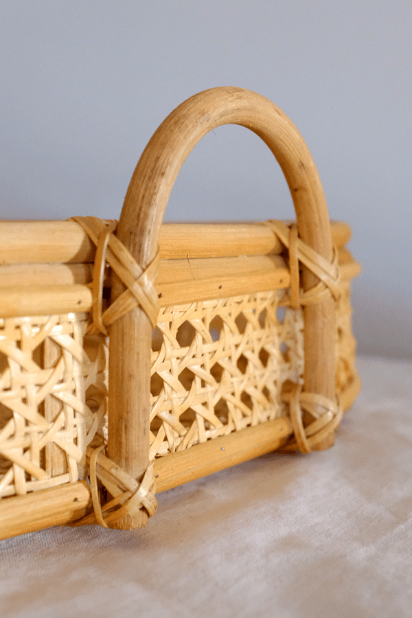 Natural Woven Rattan Tray