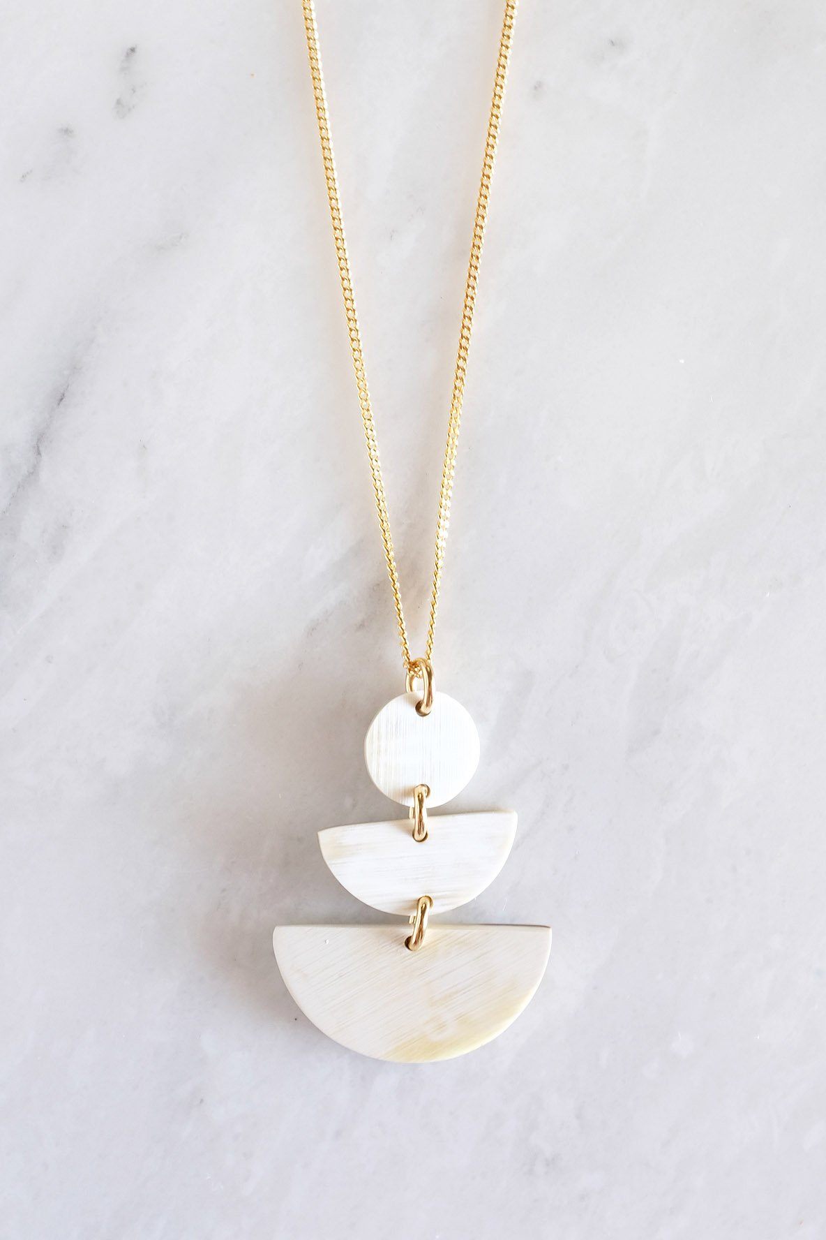 Saigon Geometric Pendant Necklace