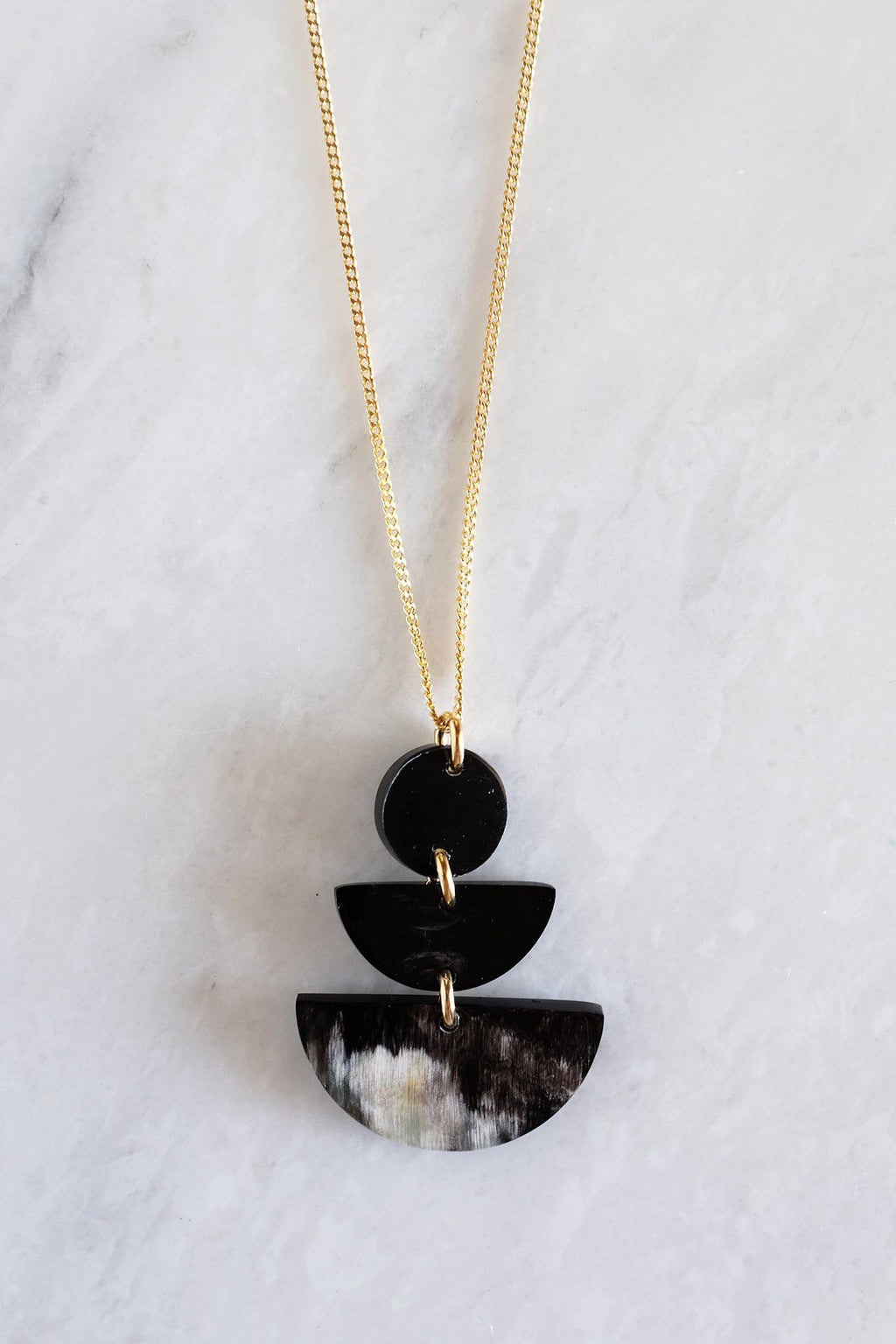 Saigon Geometric Pendant Necklace