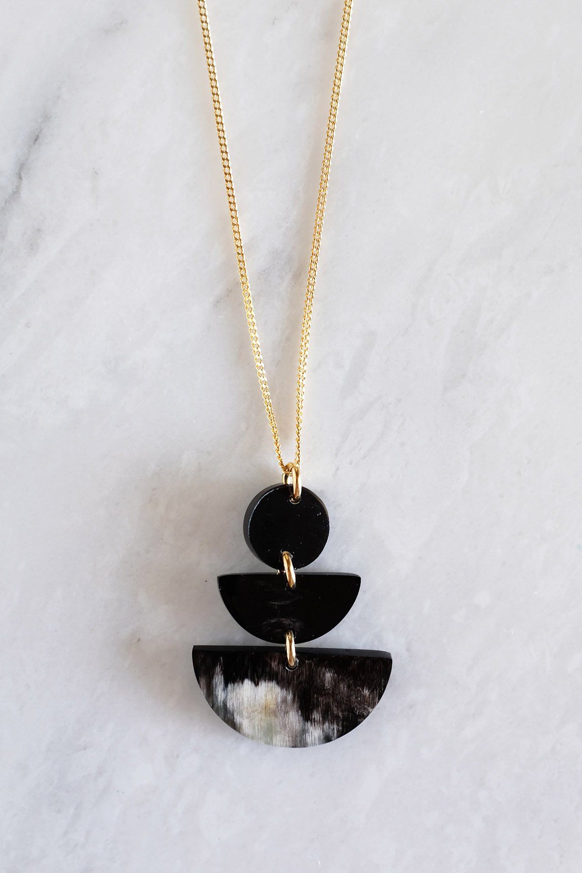 Saigon Geometric Pendant Necklace