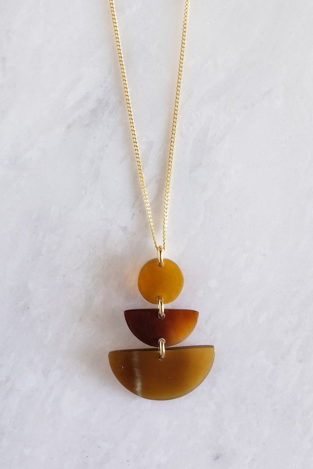 Saigon Geometric Pendant Necklace
