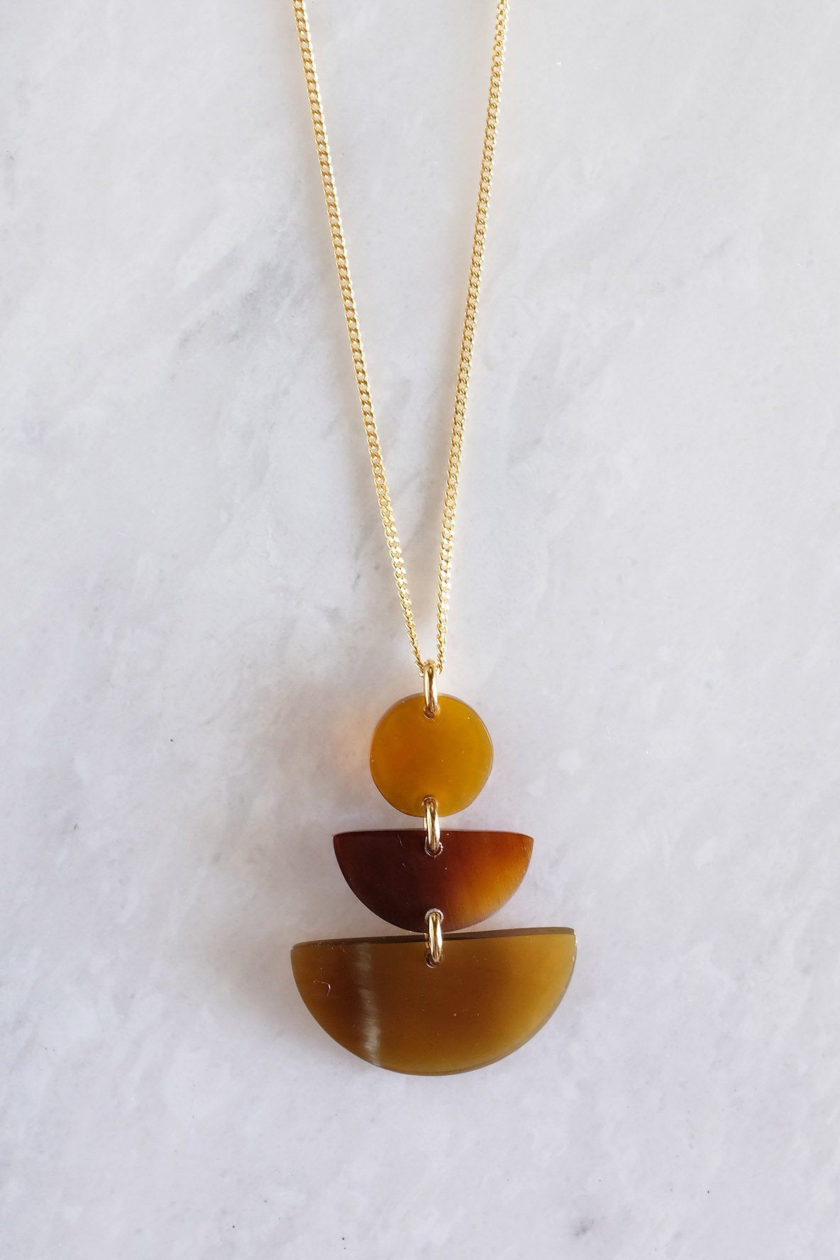 Saigon Geometric Pendant Necklace