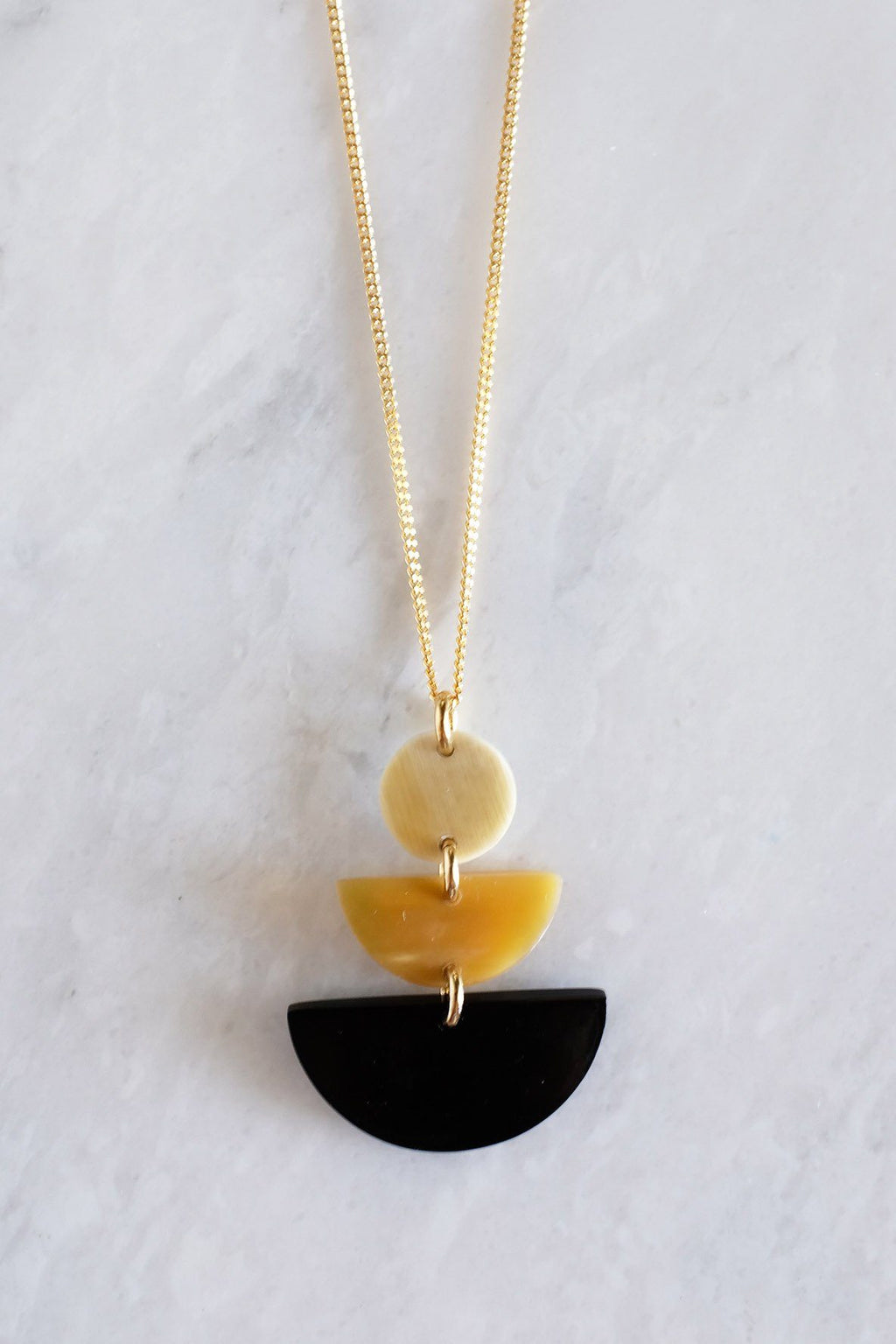 Saigon Geometric Pendant Necklace