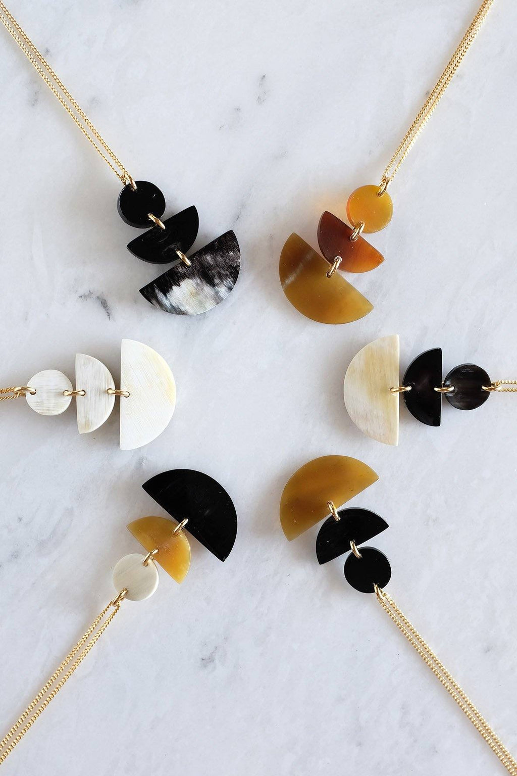 Saigon Geometric Pendant Necklace