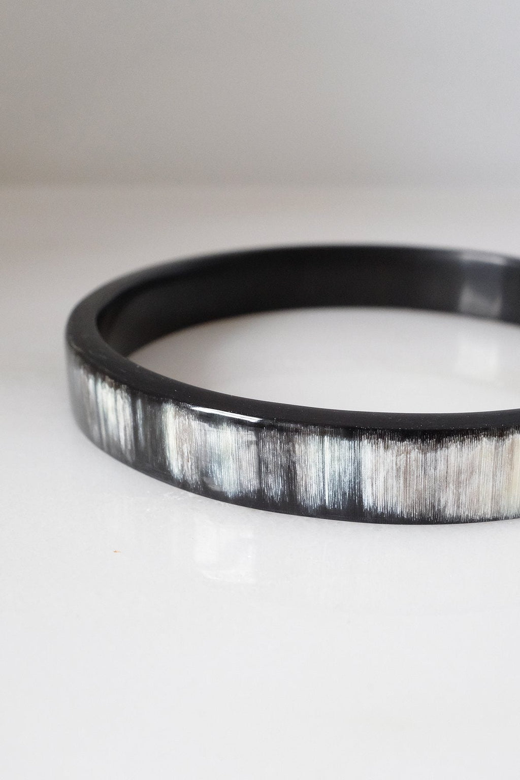 Buffalo Horn Bangle Bracelet