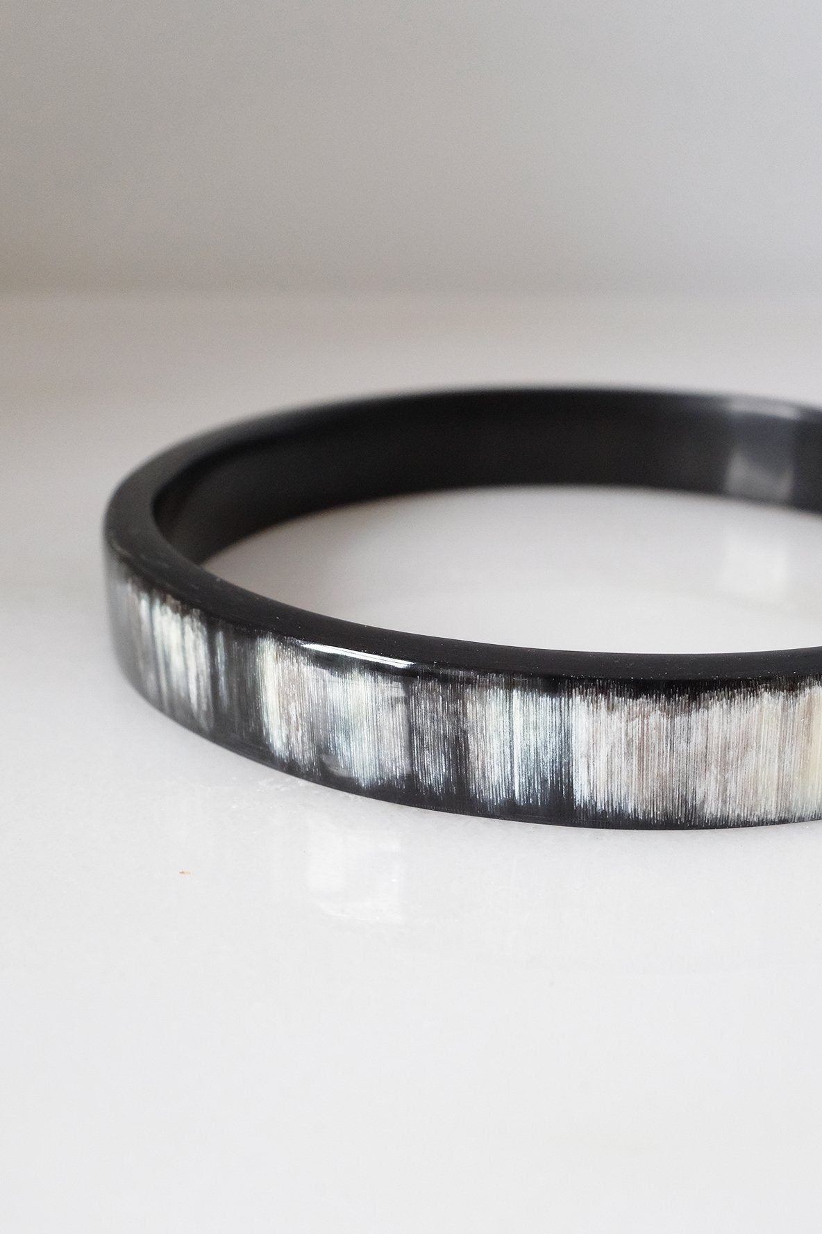 Buffalo Horn Bangle Bracelet