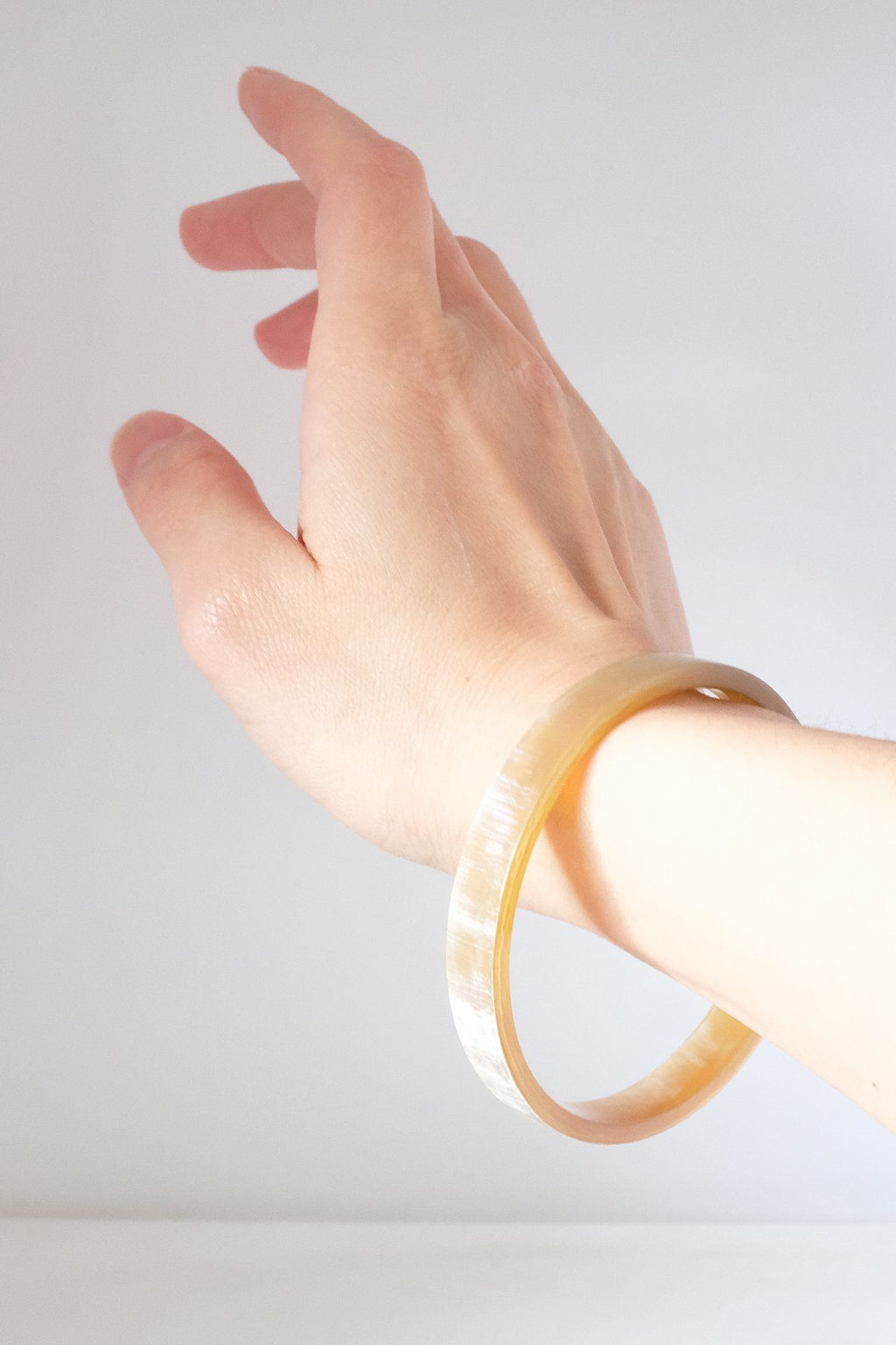 Buffalo Horn Bangle Bracelet