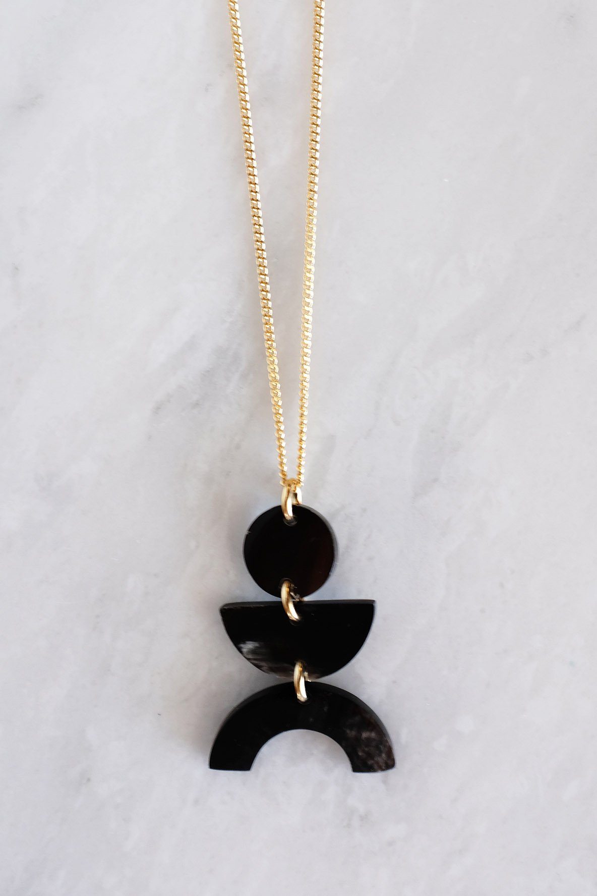 Triple Form Buffalo Earrings